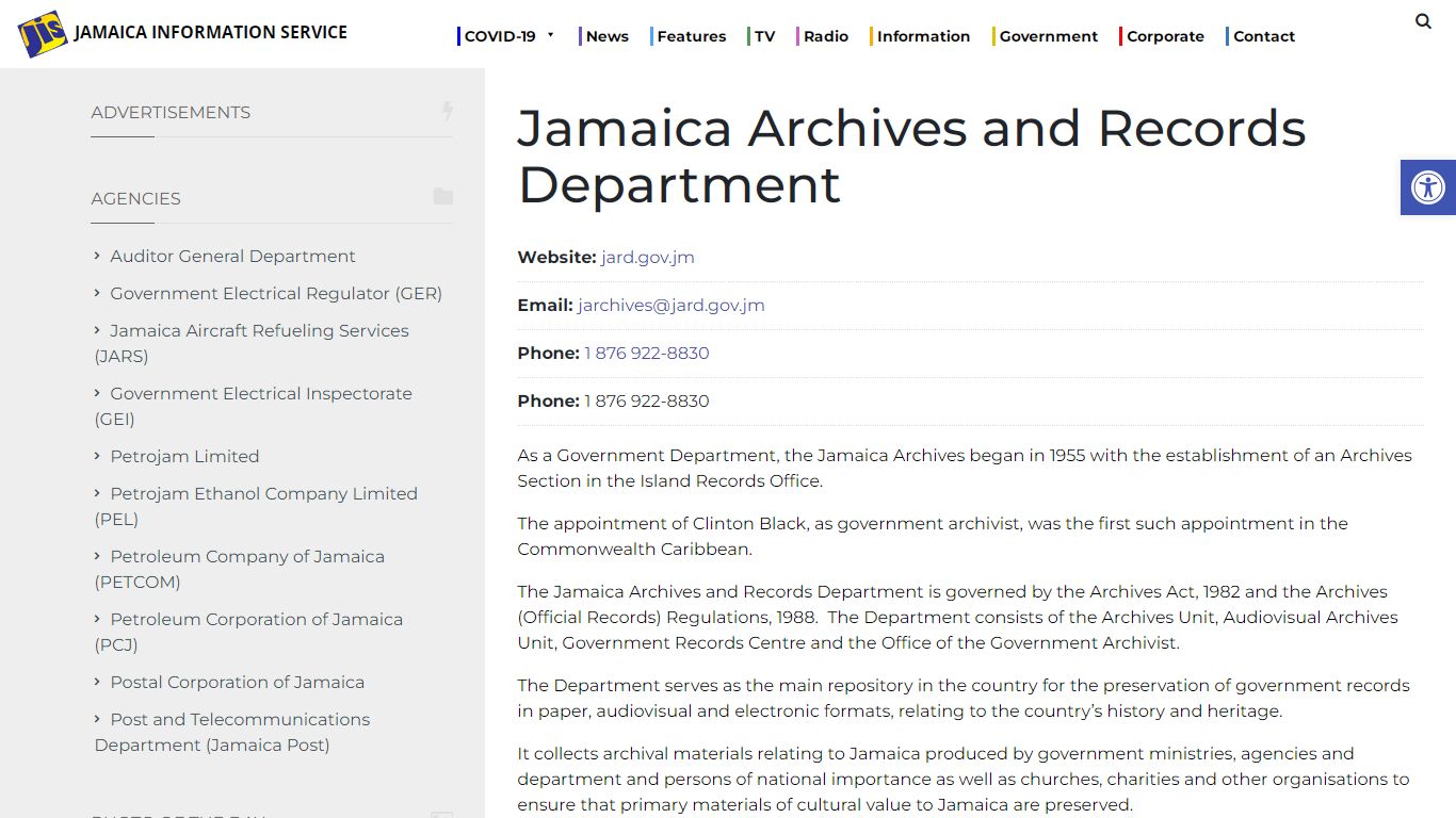 Jamaica Archives and Records Department – Jamaica ...